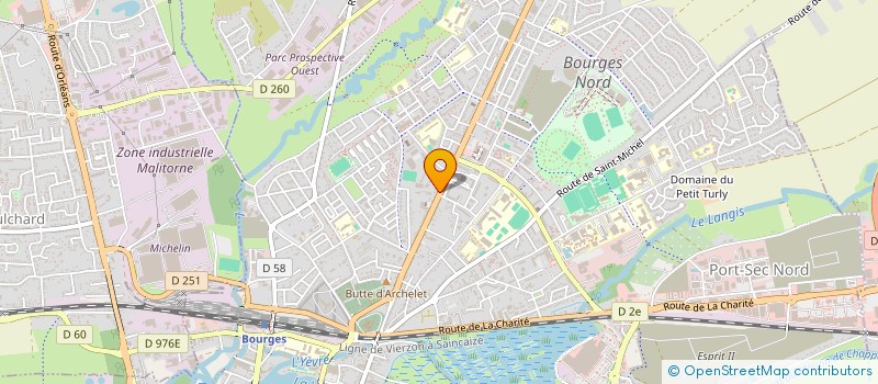 localisation de l'entreprise SARL ROULIN à BOURGES