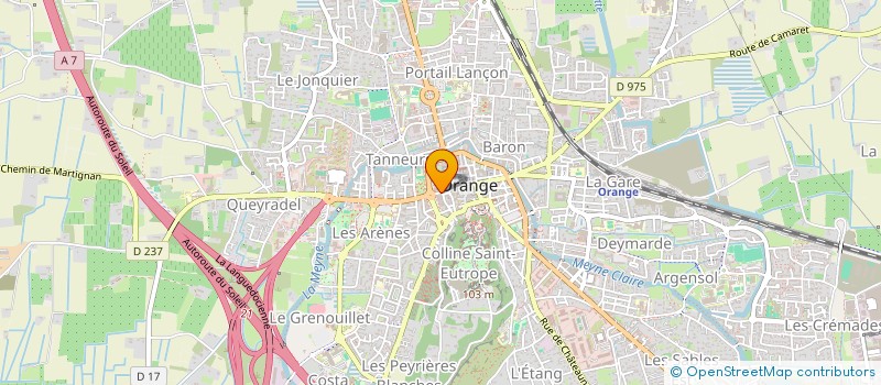 localisation de l'entreprise SARL ROUMETTE ET FILS à ORANGE