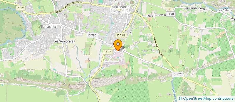 localisation de l'entreprise SARL ROUSSEAU  MAUSSANE-LES-ALPILLES