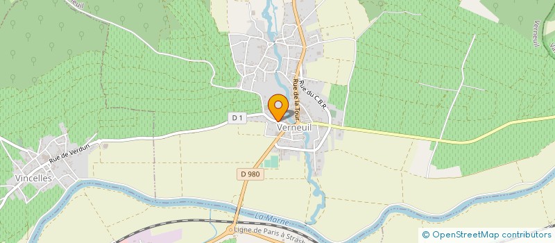 localisation de l'entreprise SARL ROUSSEAU PERE ET FILS  VERNEUIL