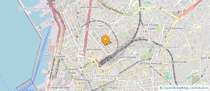 localisation de l'entreprise SARL ROUSSEL BONGIOVANNI à MARSEILLE