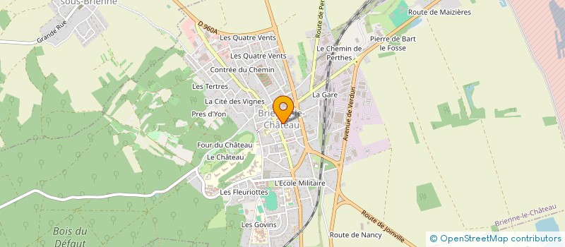 localisation de l'entreprise SARL ROUSSELOT-DAUVET à LA ROTHIERE