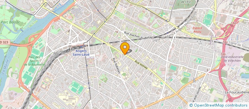 localisation de l'entreprise SARL ROUSSET-JEANNETEAU à ANGERS