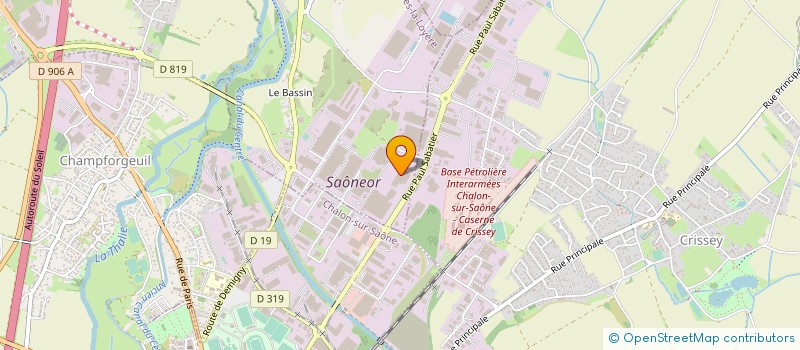 localisation de l'entreprise SARL ROUTE LOGISTIQUE TRANSPORTS à FRAGNES-LA LOYERE