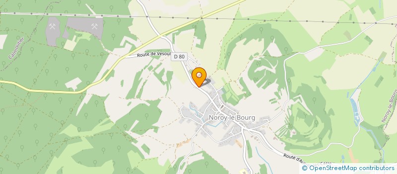 localisation de l'entreprise SARL ROUTIER FABRICE  VELLE-LE-CHATEL