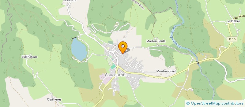 localisation de l'entreprise SARL ROUX ET FILS  COUCOURON