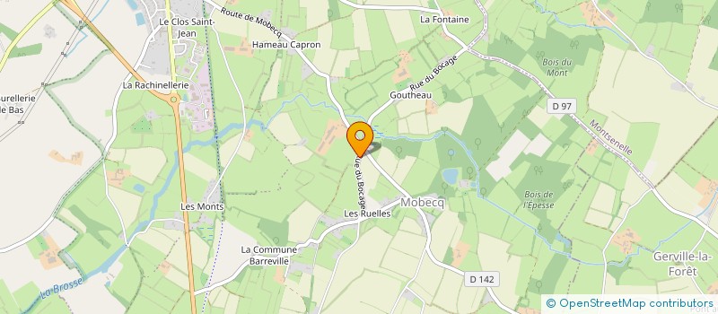 localisation de l'entreprise SARL ROUXEL  MONTSENELLE