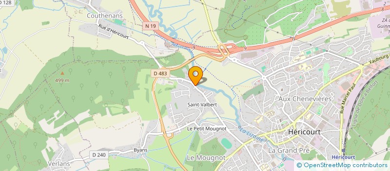 localisation de l'entreprise SARL ROX AUTOMATIQUE SERVICE CREATION à HERICOURT