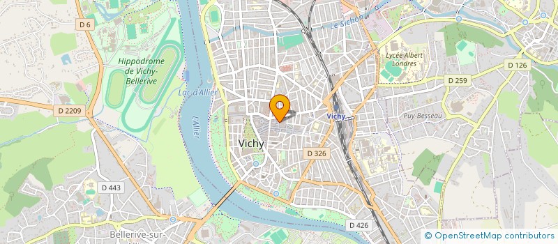 localisation de l'entreprise SARL ROY à VICHY
