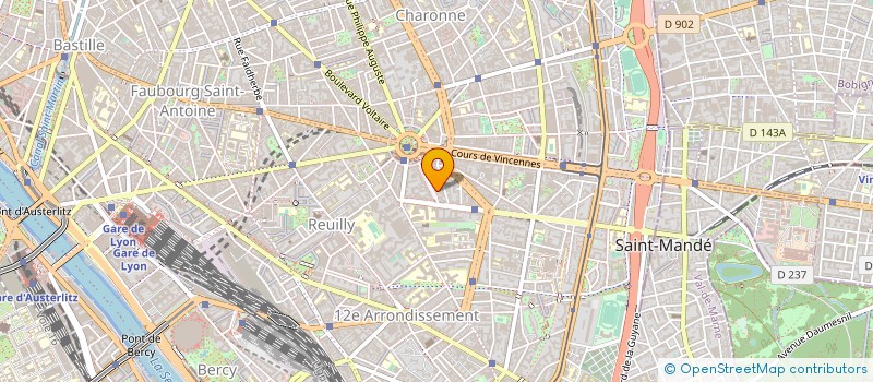 localisation de l'entreprise SARL  ROYAL BEL AIR  PARIS