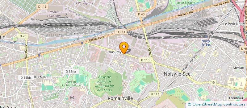 localisation de l'entreprise SARL ROYAL DE ROMAINVILLE  ROMAINVILLE