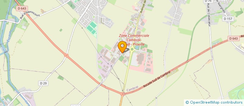 localisation de l'entreprise SARL ROYAL DYNASTIE  PROVILLE