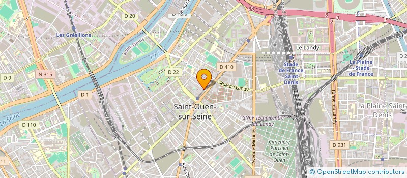 localisation de l'entreprise SARL ROYAL TAMPONS à SAINT-OUEN-SUR-SEINE