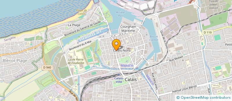 localisation de l'entreprise SARL ROYALE  CALAIS