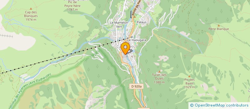 localisation de l'entreprise SARL ROYALTY  CAUTERETS