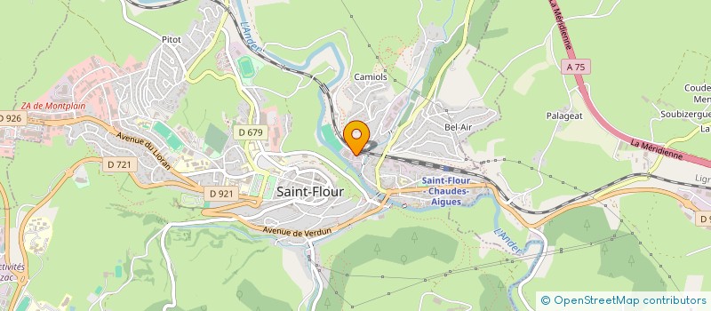 localisation de l'entreprise SARL ROZIERE TP à SAINT-FLOUR