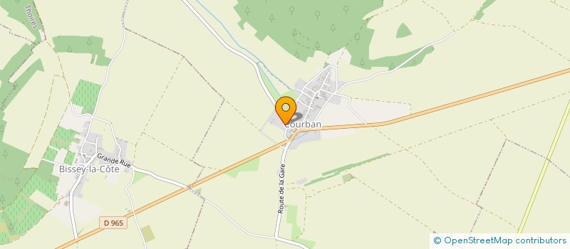 localisation de l'entreprise SARL RP RENOVATION  COURBAN