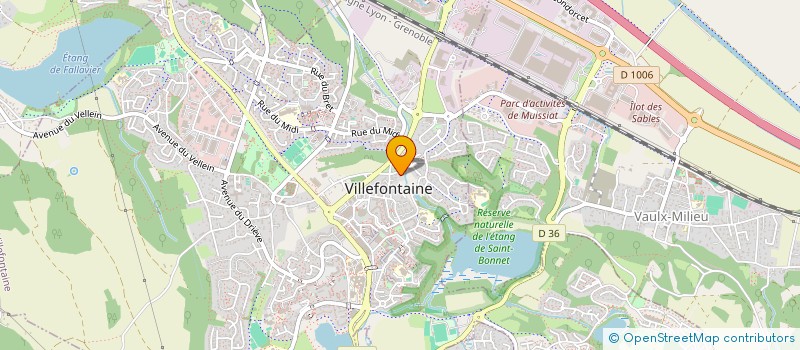 localisation de l'entreprise SARL RPI  VILLEFONTAINE