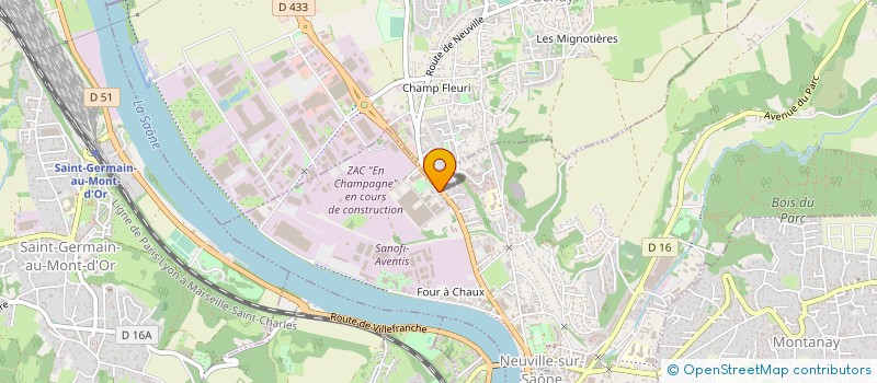 localisation de l'entreprise SARL RR-CONCEPT à NEUVILLE-SUR-SAONE