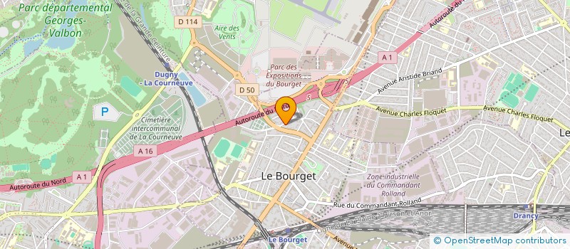 localisation de l'entreprise SARL RS BATIMENT à LE BOURGET