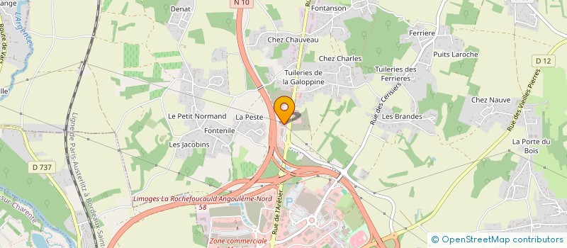 localisation de l'entreprise SARL RS CONCEPT à CHAMPNIERS