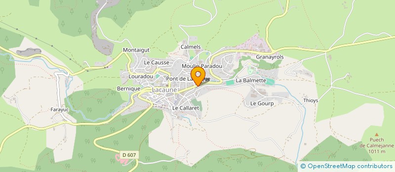 localisation de l'entreprise SARL RS PLOMB-ELEC à LACAUNE