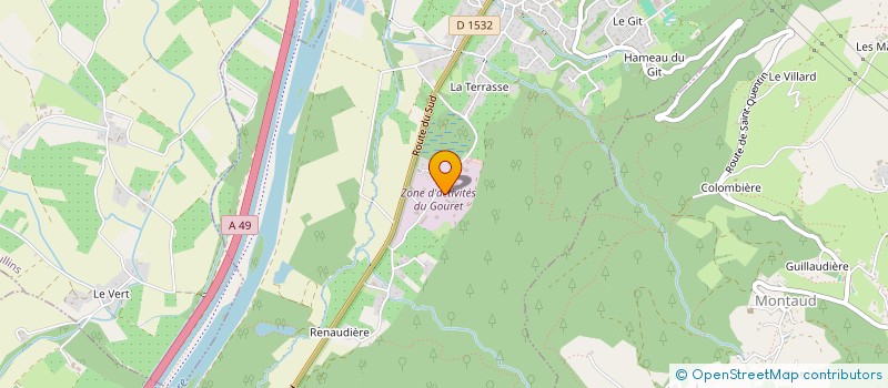localisation de l'entreprise SARL RSR à SAINT-QUENTIN-SUR-ISERE