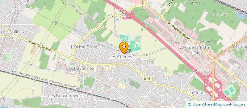 localisation de l'entreprise SARL RTB  HERBLAY-SUR-SEINE