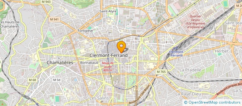 localisation de l'entreprise SARL RU.NI  CLERMONT-FERRAND