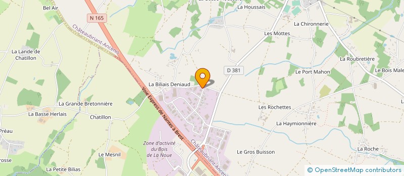 localisation de l'entreprise SARL RUBAN BLEU à VIGNEUX-DE-BRETAGNE