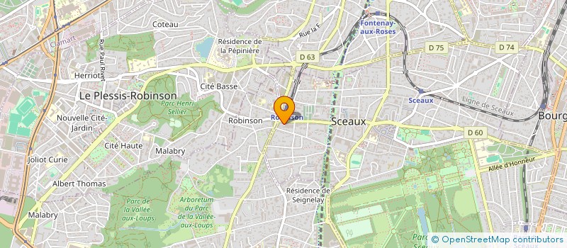 localisation de l'entreprise SARL RUBIS à SCEAUX
