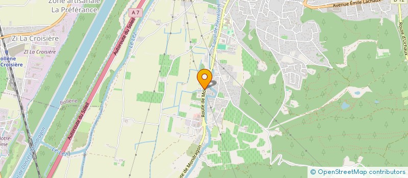 localisation de l'entreprise SARL RUBY  BOLLENE