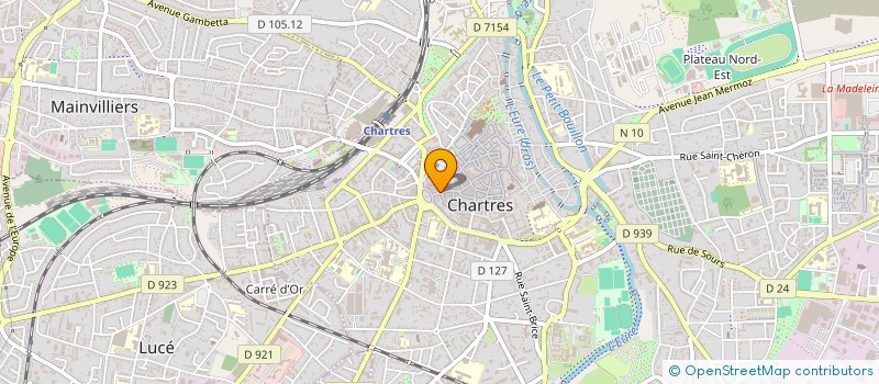 localisation de l'entreprise SARL RUDEAU à CHARTRES