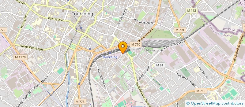 localisation de l'entreprise SARL RUDY F ENVIRONNEMENT à TOURCOING
