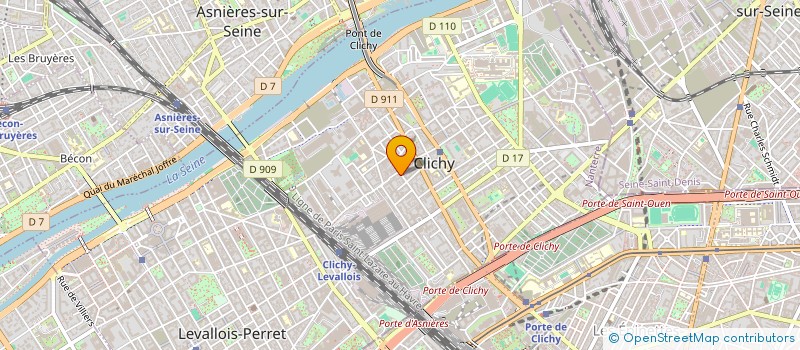 localisation de l'entreprise SARL RUE DE PARIS à CLICHY