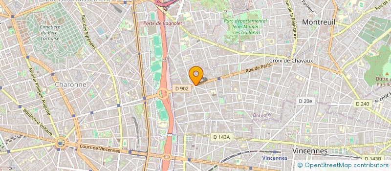 localisation de l'entreprise SARL RUE DE PARIS à MONTREUIL
