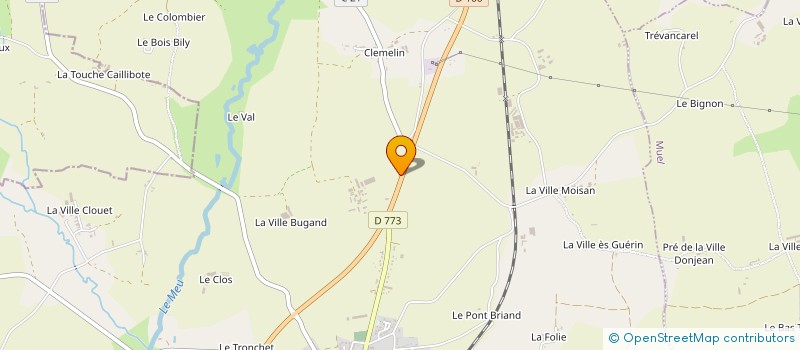 localisation de l'entreprise SARL RUELLOUX BERTRAND  GAEL