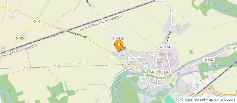 localisation de l'entreprise SARL RUFF SECURITE SERVICE  LIZY-SUR-OURCQ