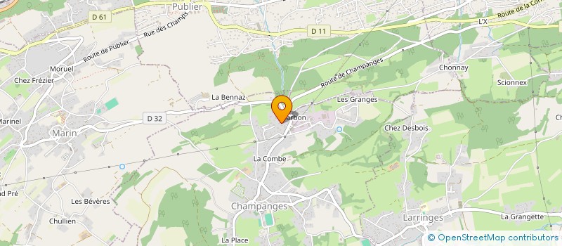 localisation de l'entreprise SARL RUFFIER à CHAMPANGES