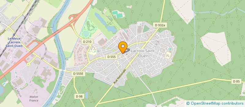 localisation de l'entreprise SARL RUILLET à LACROIX-SAINT-OUEN