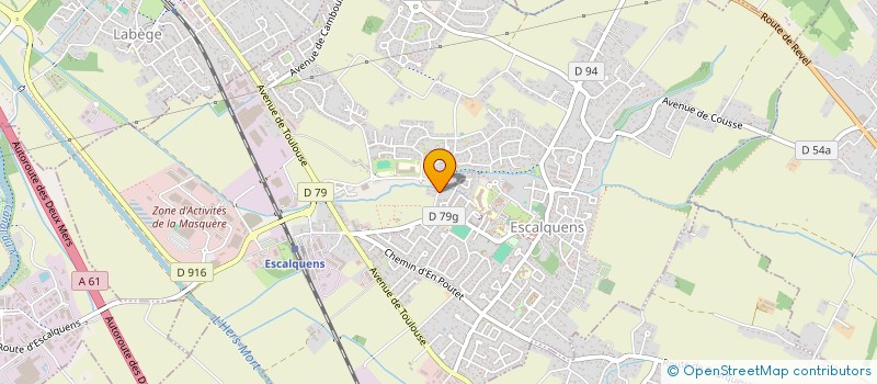 localisation de l'entreprise SARL RUMEAU PHILIPPE  ESCALQUENS