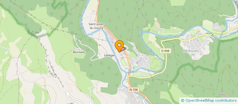 localisation de l'entreprise SARL RUNEL  FLORAC TROIS RIVIERES