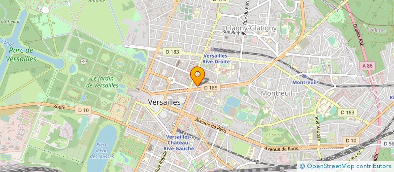 localisation de l'entreprise SARL RUNNING AVENTURE à VERSAILLES