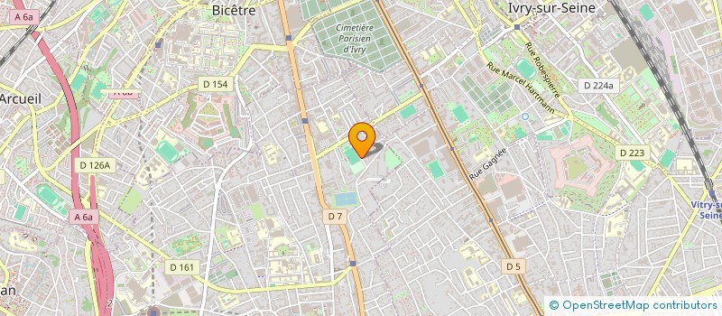 localisation de l'entreprise SARL RUP RIVE  VILLEJUIF