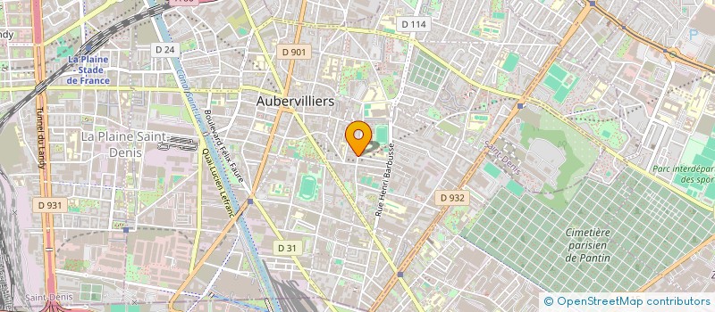 localisation de l'entreprise SARL RUQUAN à AUBERVILLIERS