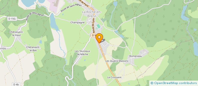 localisation de l'entreprise SARL RURALI à LA ROCHE-EN-BRENIL