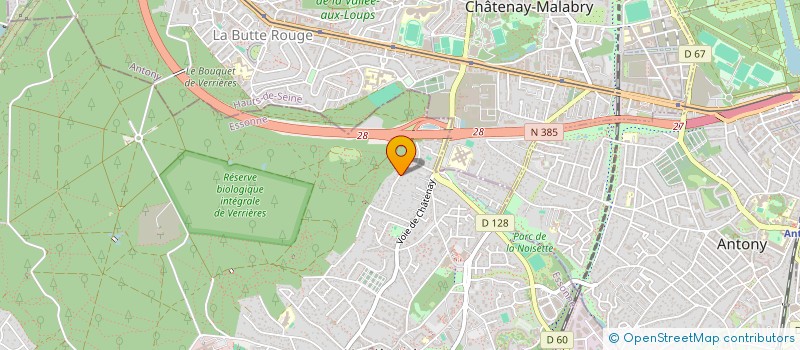 localisation de l'entreprise SARL RV INVESTISSEMENTS à VERRIERES-LE-BUISSON