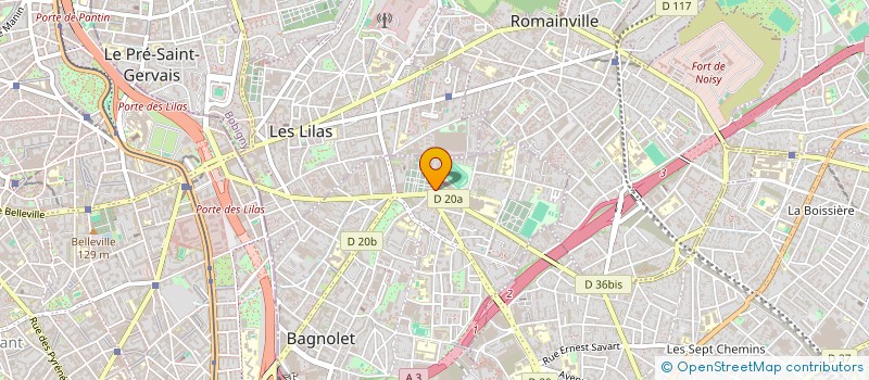localisation de l'entreprise SARL RZ à BAGNOLET