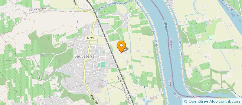 localisation de l'entreprise SARL S.A.B.  SAUVETERRE