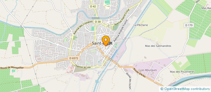 localisation de l'entreprise SARL S A J à SAINT-GILLES